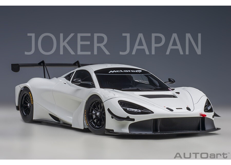 AUTOart McLaren 720S GT3 Plain Body Version (White) [81940] 1/18