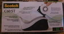 Scotch 3M Desktop Tape Dispenser C60-ST Refillable NIB