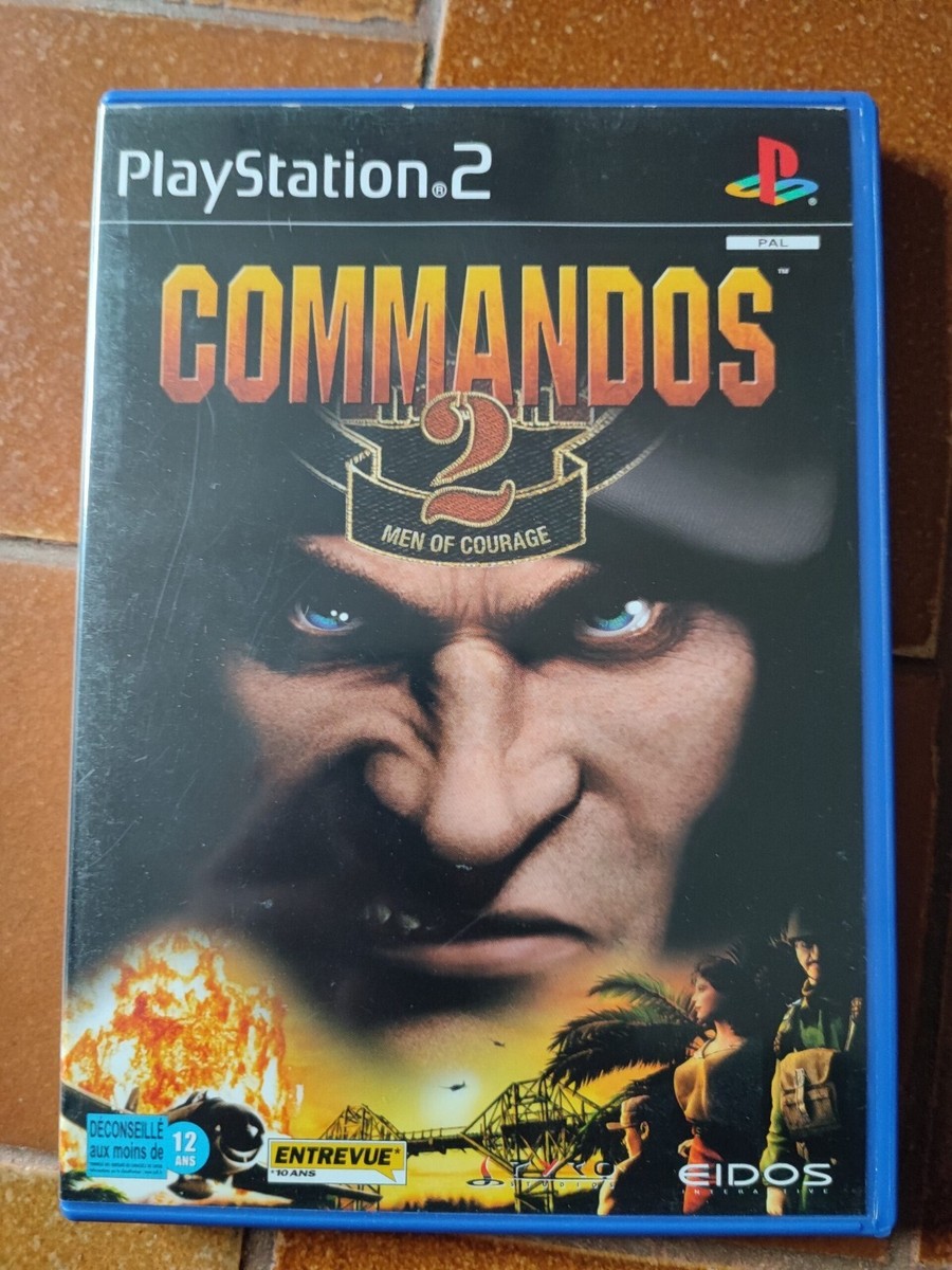 Commandos 2 : Men Of Courage Complet PS2 - Version Française, En Très Bon état !