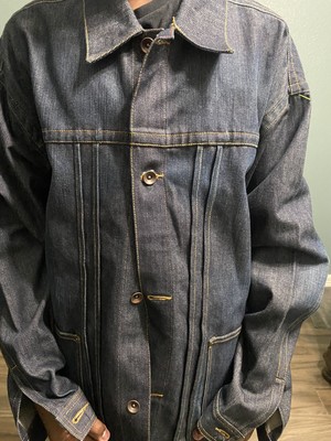 black denim jacket xxl