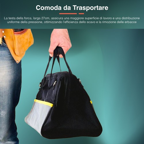 Borsa Portautensili Kit Completo 27 Pezzi, per Elettricisti e Idraulici - Nero - Foto 3 di 6