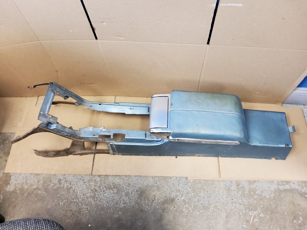 1964-1966 Ford Thunderbird Center Console Assembly w/ Lid and Trim