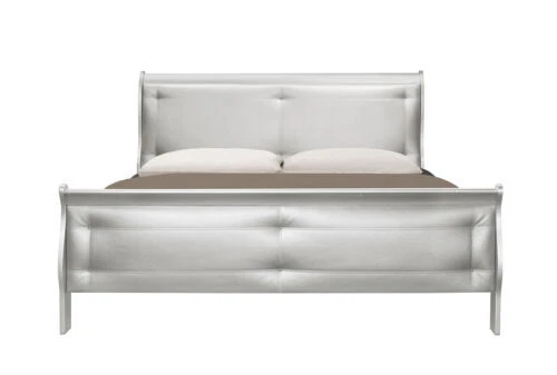 Silver Modern Beds & Headboards