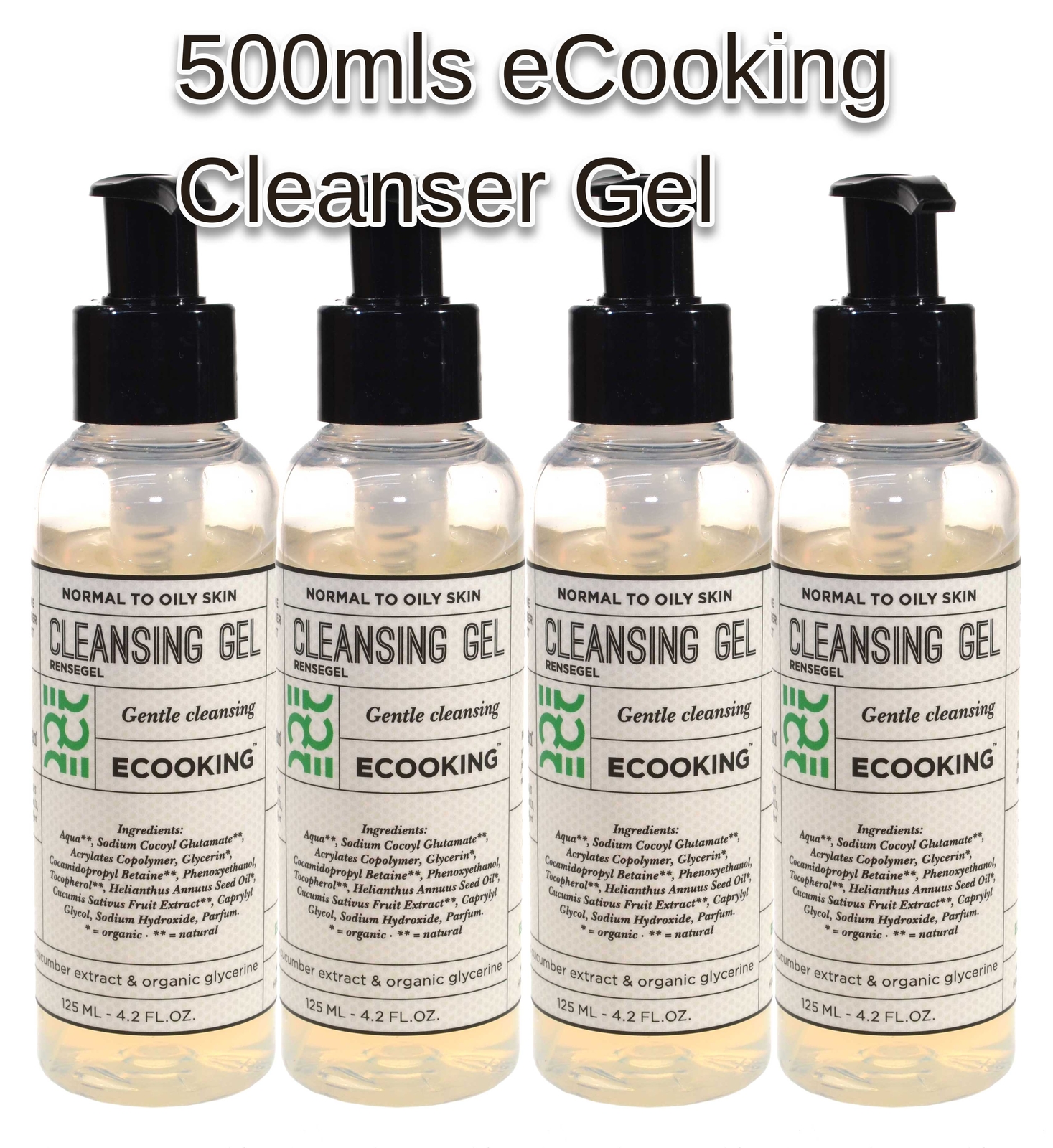 eCooking Cleanser Gel Orange Scented 500ml Deep Cleaning Blemish Control