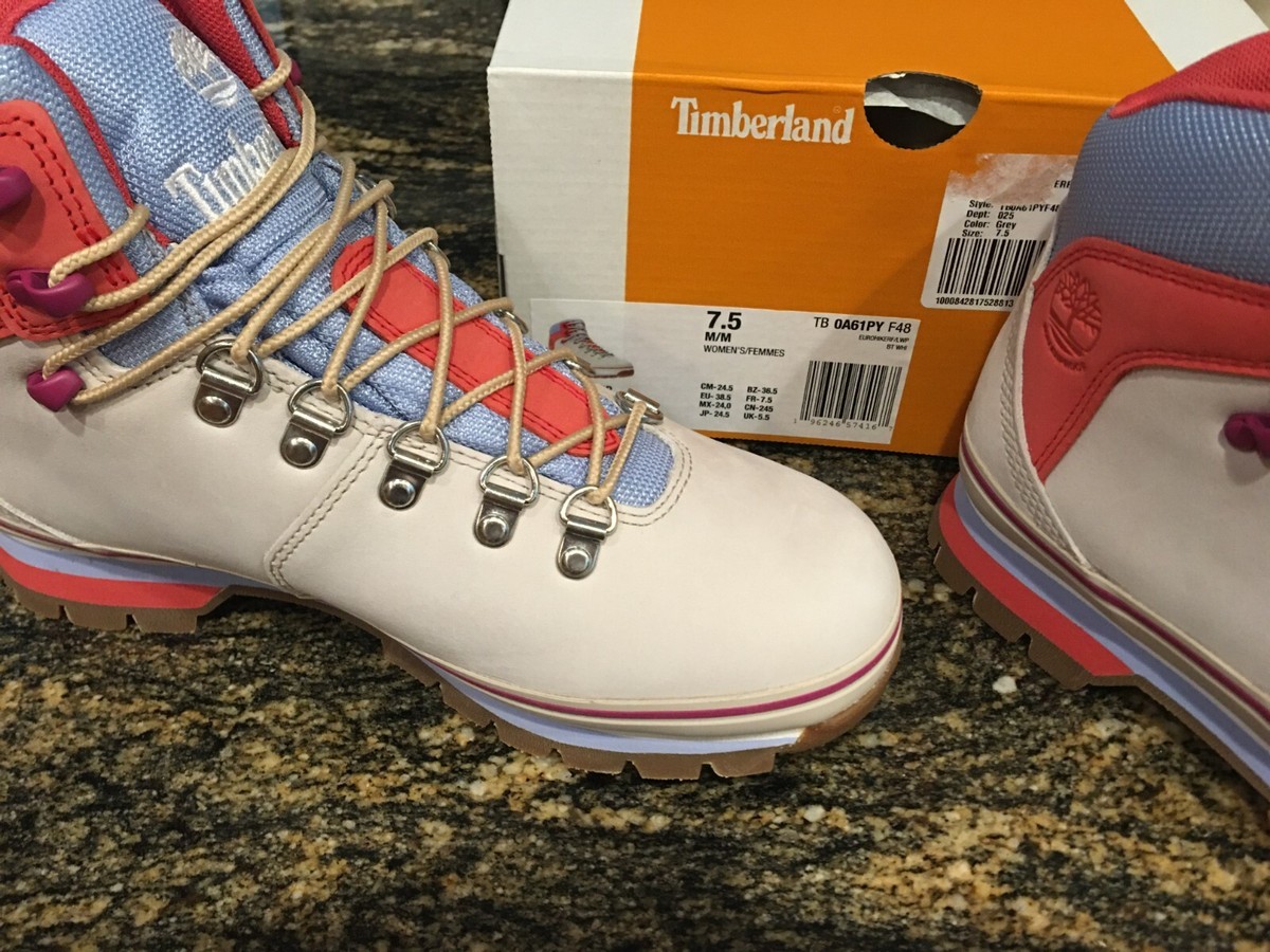NEW Womens Timberland Euro Hiker Waterpoof Boots, size shoes