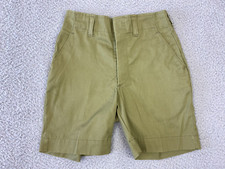 Vintage 80s Boy Scouts Of America Olive Green Shorts 26x5.5
