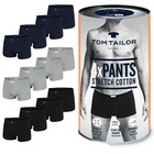 4 Tom Tailor Herren Boxershorts in Dose Retro Shorts Baumwolle Elasthan Männer