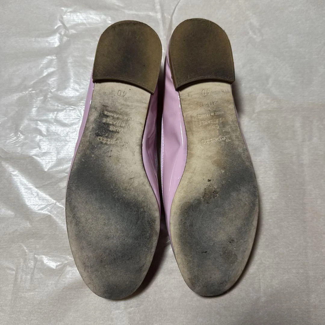 DUNE LONDON Repetto Cendrillon Ballet Flats Pink Leather Ballerina Shoes Size 40 Round Toe