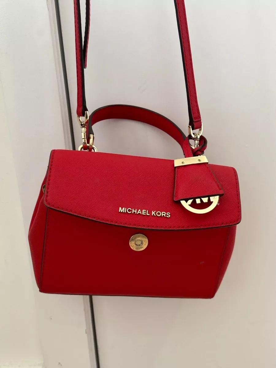 MICHAEL Michael Kors Ava Extra Small Cross Body Bag - Cherry in Red