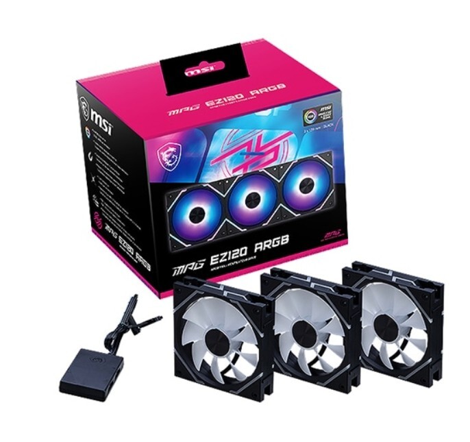 MSI MAG EZ120 ARGB 120mmファン 2機 Amazon.com: MSI MPG EZ120 ARGB-1B Fan - 120mm ARGB Fan