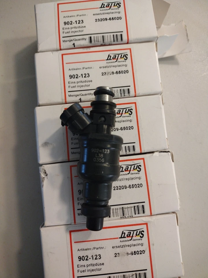 Fuel Injector Kit - 6 piece,1989-1995 Toyota Pickup 3.0 L V6 Replacement Foto 2 de 4