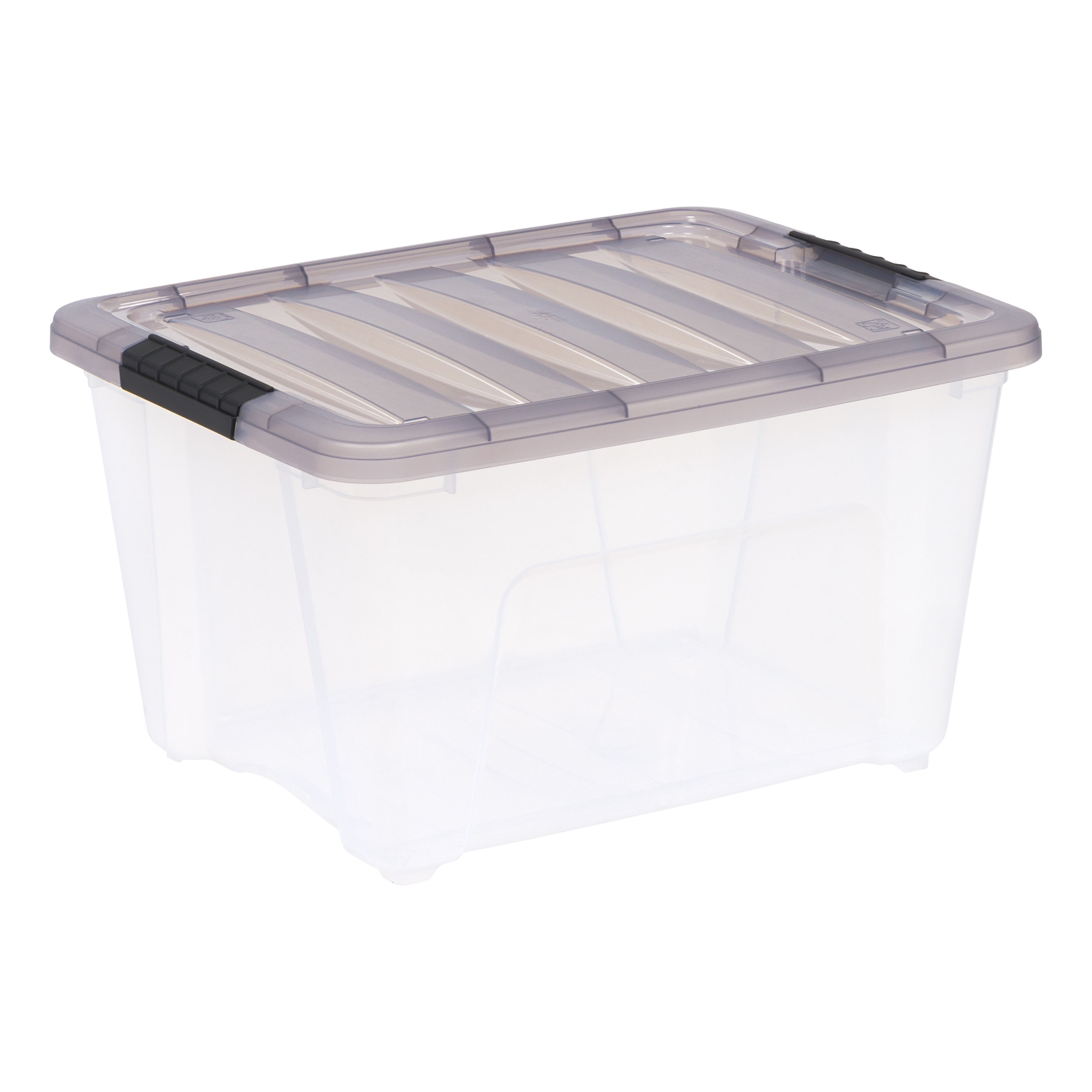 32 Qt. Storage Bin with Lid, Stackable Storage Containers, Tote
