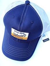 Johnnie-O Outfitter Trucker Mesh Hat Navy Cap Adjustable Snapback, NEW