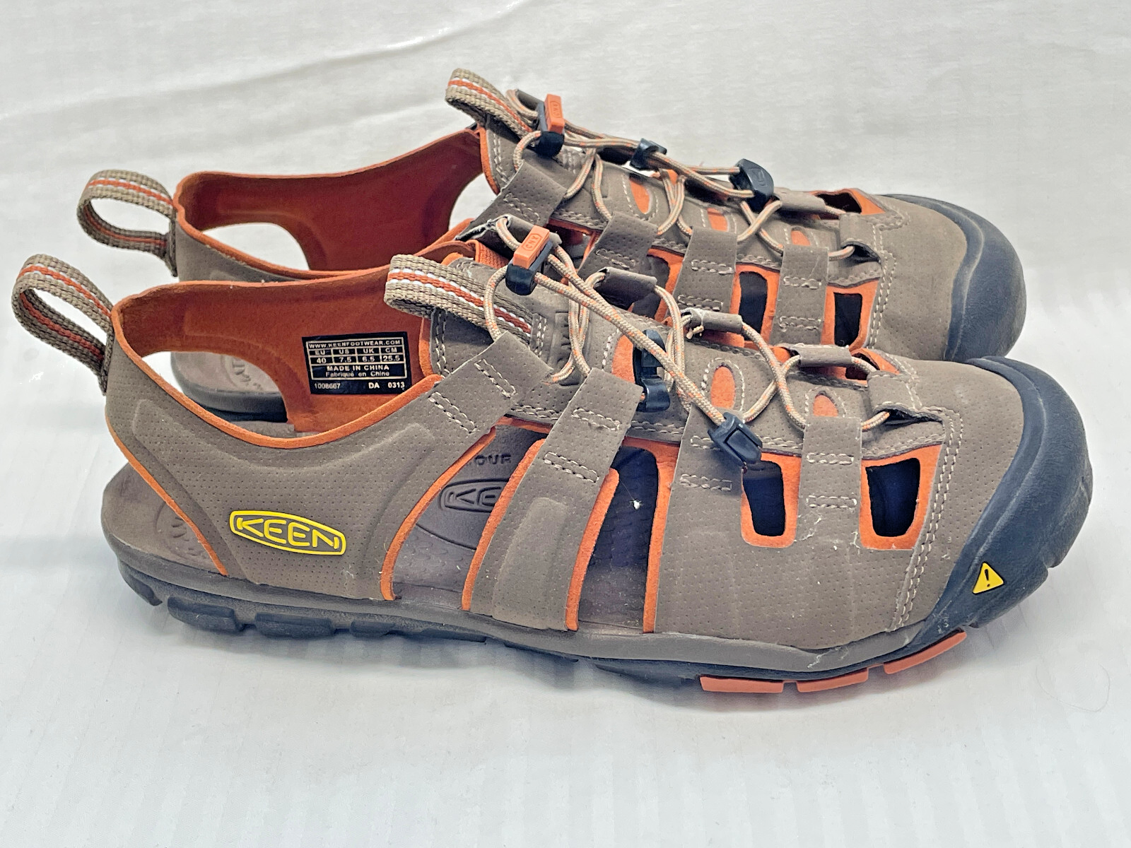 Sandali Keen marrone e arancione plantare atomico arco contorno donna 7 5 40 EU