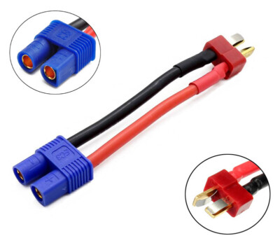 EC3 Buchse auf T-Plug Stecker Adapterkabel Lipo Adapter Ladekabel Akku Deans
