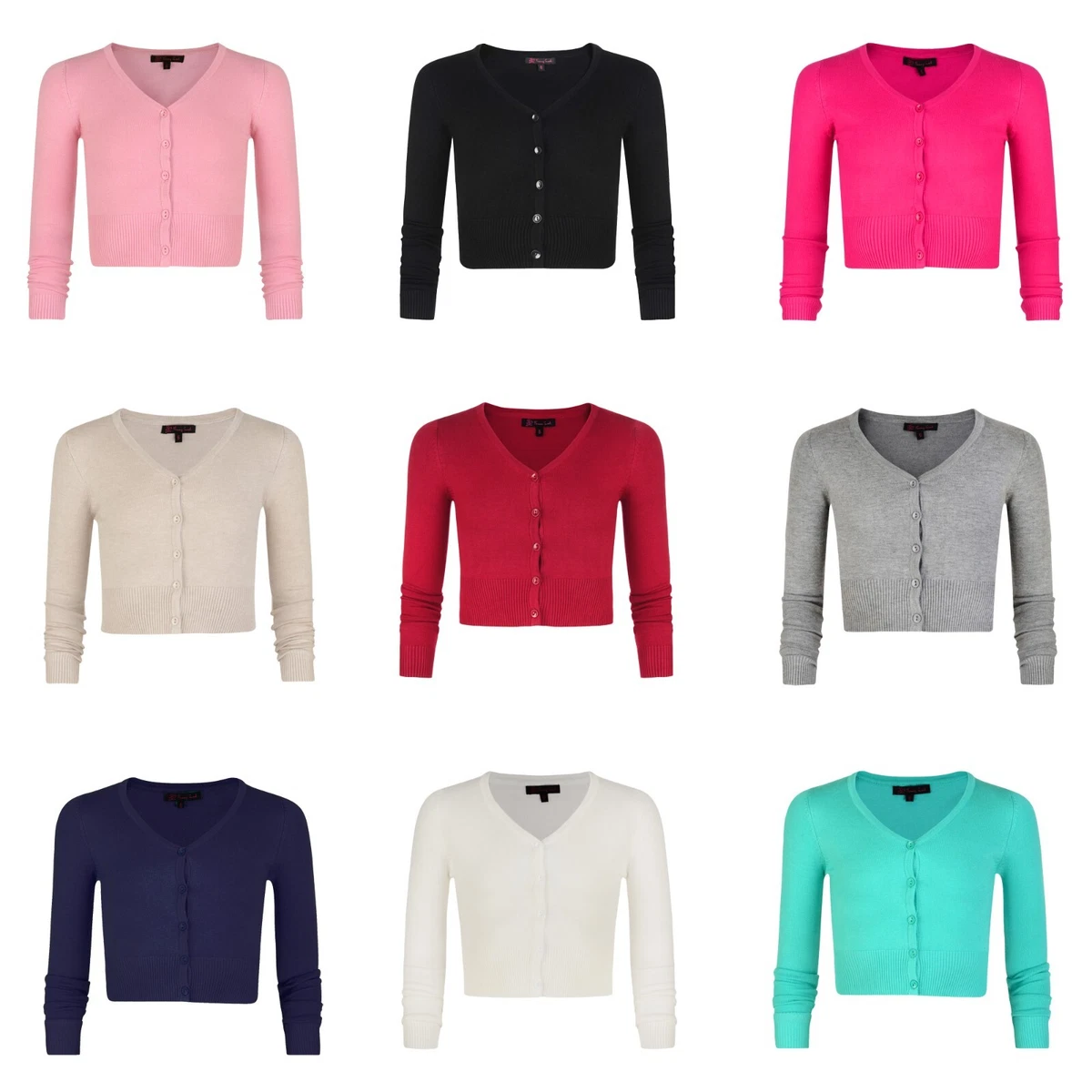 Girls long shop sleeve cardigan