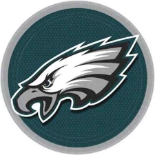 Philadelphia Eagles NFL Football Sports Banquet Party 9" Paper Dinner Plates