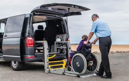 Wheelchair lift hydraulic electric ramp AMF Bruns Panorama FREEDELIVERY! VW/Merc