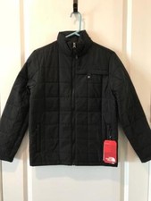 The North Face Boys Harway Insulated Jacket Full Zip NWT TNF BLACK MSRP 80.00