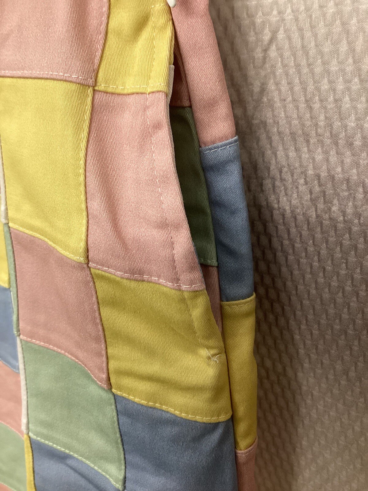 Kiel James Patrick Pastel Patchwork Shift Dress N… - image 7