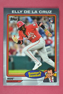 Elly De La Cruz 2024 Topps Berman Boomer's Baseball Silver /99 Rookie #18