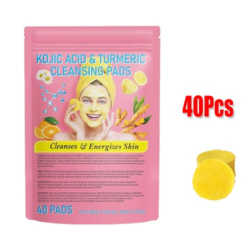 40/80/120PCS Turmeric Cleansing Pads, Kojic Acid And Turmeric Cleansing Pads DX - Picture 13 of 16