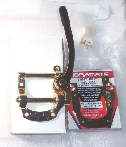 Bigsby® B5G Pinless & Vibramate V5-Short Tail Mount Kit~Gibson SG~USA~Brand New