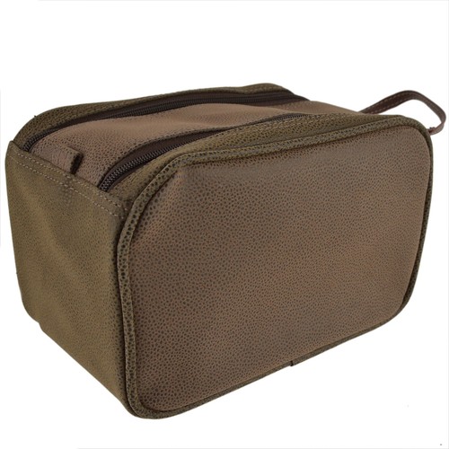 RED X Mens Classic Travel Twin Zip Washbag Berkeley Square Collection - Picture 6 of 6