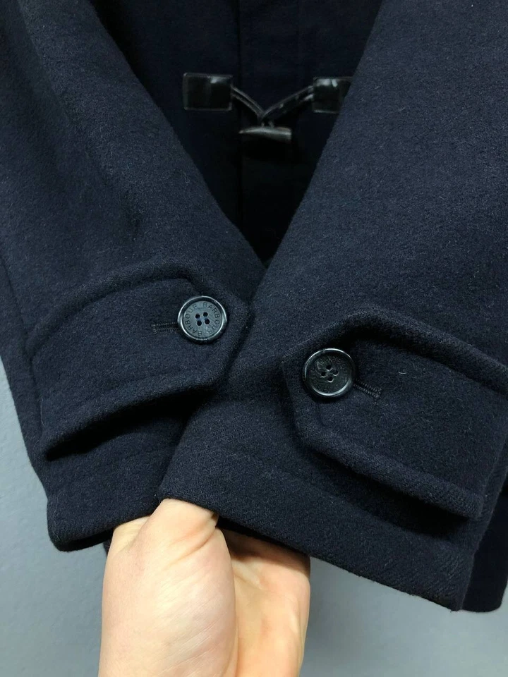 Barbour mens long wool coat 50 / Medium - Image 4 of 4