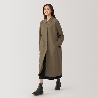 select：XS-XXL】 MUJI Water-Repellent Stand Fall Collar Coat UV