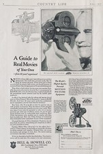 1927 AD. M24 BELL  HOWELL CO. CHICAGO. FILMO CAMERA AND PROJECTOR