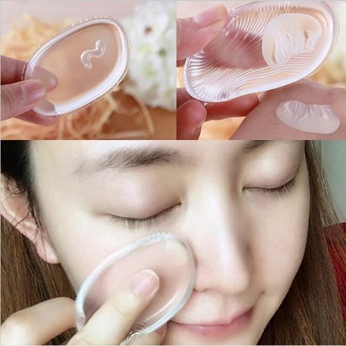 Mélangeur de maquillage silicone mélangeur éponge fond de teint souple bouffant ACHETEZ 2 OBTENEZ 1 GRATUIT - Photo 2/10
