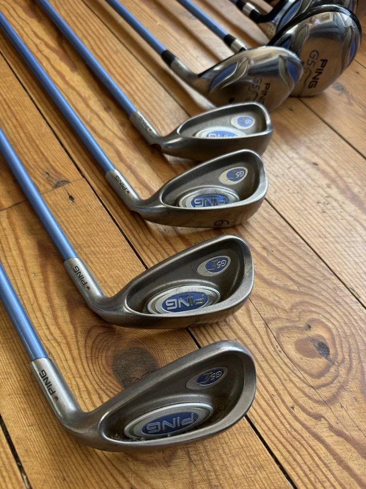 Ping G5L Ladies Golf Clubs Irons Hybrid 3,5 Woods & Driver Beginners Set - Image 3 of 4