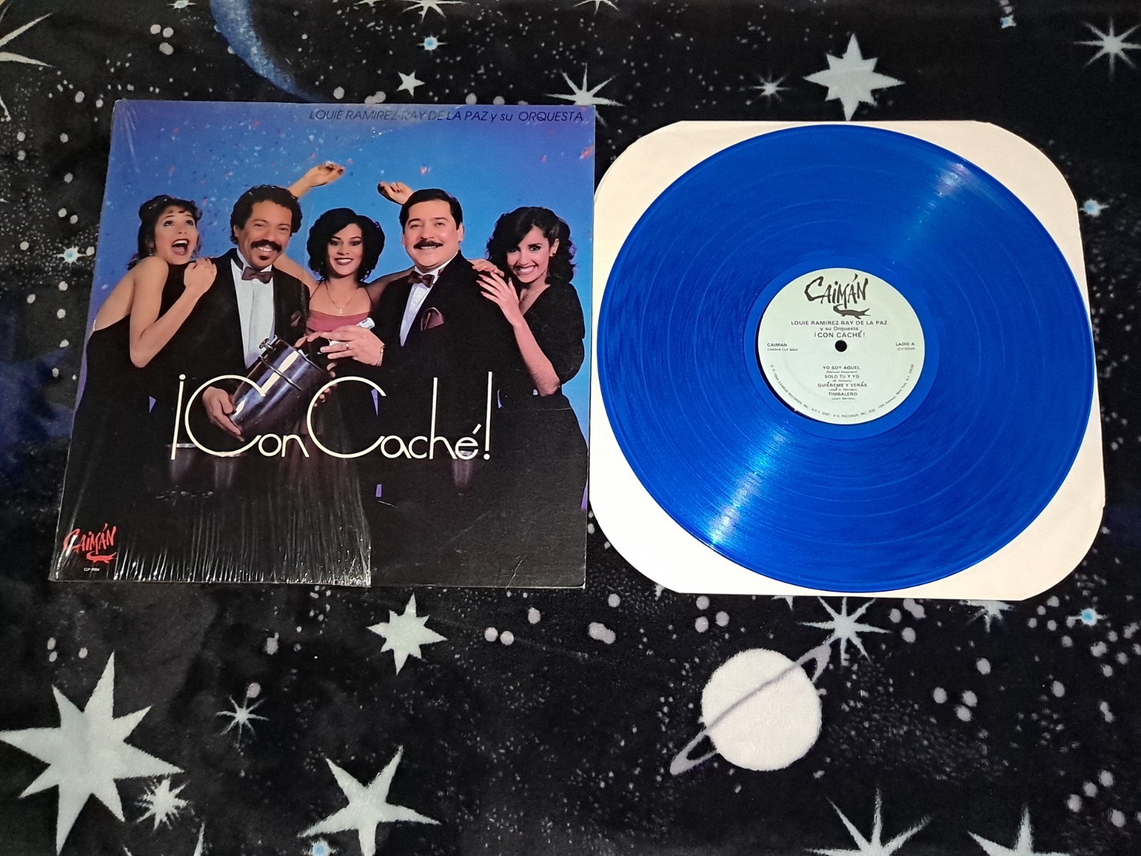 LP- Louie Ramirez, Con Cache!  ( Blue Vinyl )