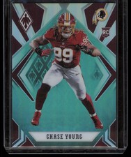 Chase Young Rookie Card 2020 Panini Phoenix 112 /175 Teal LP-NM. rookie card picture