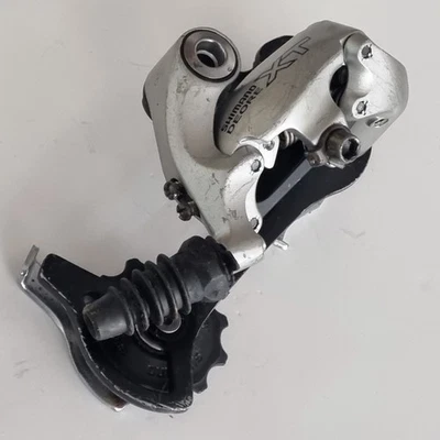Shimano Deore XT RD-M750 Rear Derailleur Mech retro bike bicycle mtb silver - Image 1 of 4