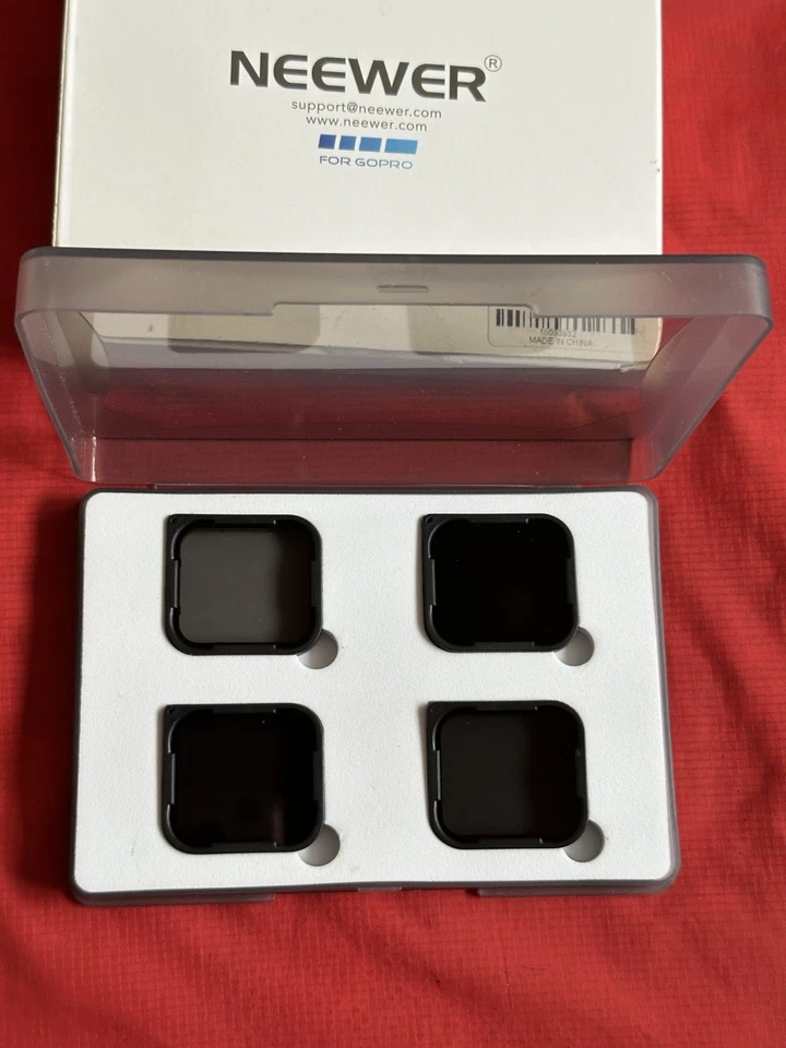 NEEWER 4 Pack ND Filter Set for GoPro Hero 5 & 6 Cameras (ND4+ND8+ND16+ND32) - Image 2 of 3