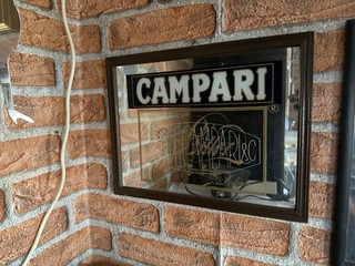 Campari Vintage Spiegel Bild für Bar