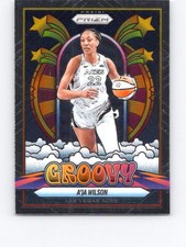 2025 Panini Prizm WNBA A'Ja Wilson #1 Groovy