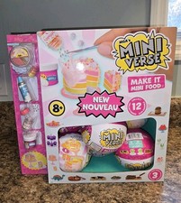 MGA Miniverse Make It Mini food Diner Series 3 Display 10 New Sealed balls