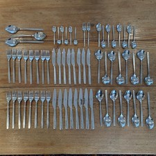 Viners Harvest Country Garden Cutlery Stainless Steel 8 Place Service 67 Pieces 