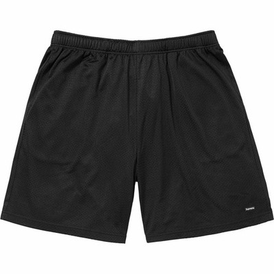 Supreme Small Box Logo Baggy Mesh Shorts SS24 Size Large Black Gym