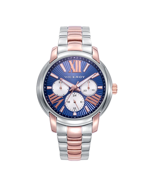 Viceroy Uhr FüR Damen 401268-33 Bicolor Blaues Zifferblatt-image