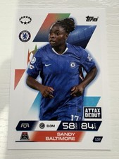 Topps Match Attax Extra 2026 Karte Sandy Baltimore Chelsea Attax Debut