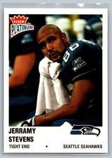 2003 Fleer Platinum Finish Jerramy Stevens 59 100/100