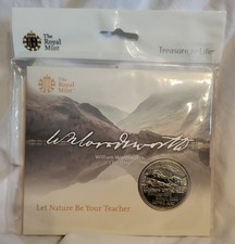The Royal Mint William Wordsworth 2019 Commemorative £5 Coin
