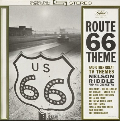 Nelson Riddle - Route 66 And Other T.V. Themes (LP) - Vinyl Soundtracks