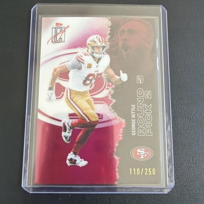 George Kittle 2025 Topps Signature #53 Magenta Refractor 110/250