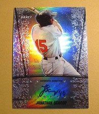 2011 Leaf Metal Draft Jonathan Schoop #AU-JS1 Auto autograph # 54/99
