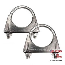 Universal Heavy Duty 2-1/4 Inch Exhaust U Bolt Clamp Stainless Steel 2.25"